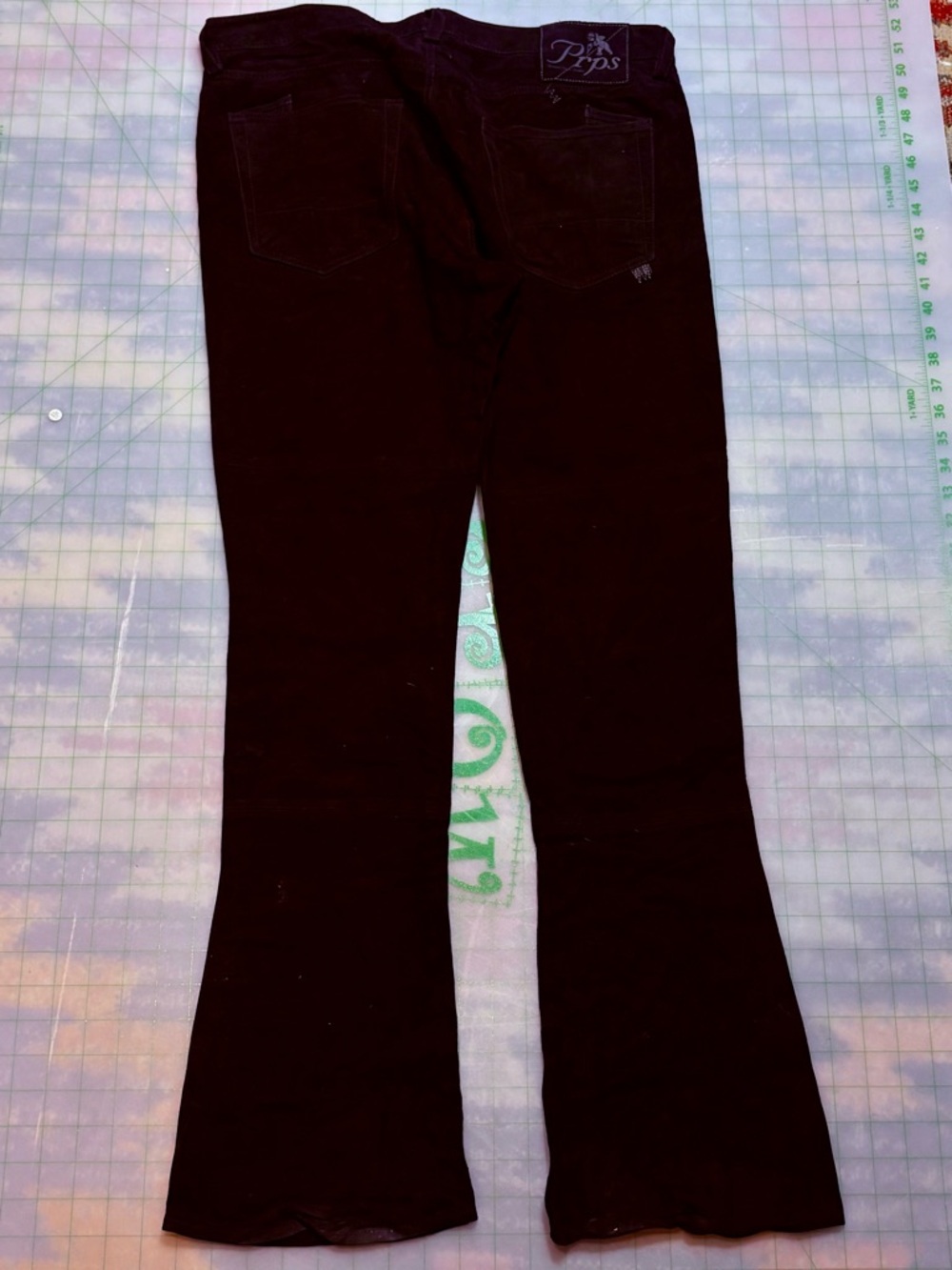 PRPS Black Men's Flare Jeans with Keyring Accent - Picture 2 of 2